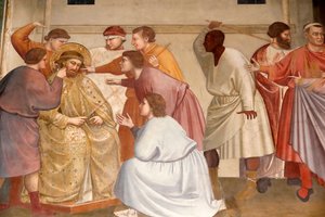 De Scrovegni-kapel. Fresco door Giotto