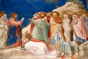 De Scrovegni-kapel. Fresco door Giotto