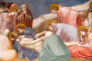 De Scrovegni-kapel. Fresco door Giotto