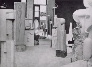 De Steenhouwerij, uit de Werkplaatsen van het Bauhaus, Weimar door Unbekannt