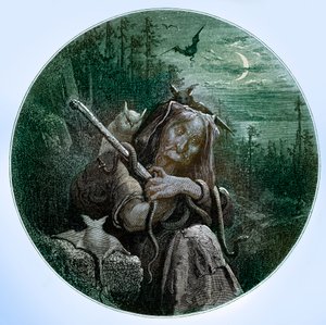 De Storm - Shakespeare door Doré door Unbekannter Künstler