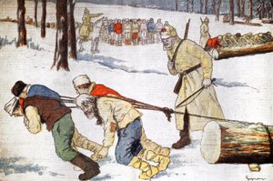 De USSR goelag door Unbekannter Künstler