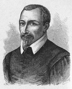 De chemicus Olivier de Serres, ca. 1880 (gravure) door Unbekannter Künstler