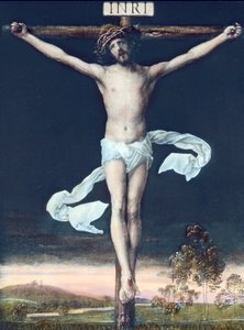 De kruisiging van Jezus Christus door Unbekannter Künstler