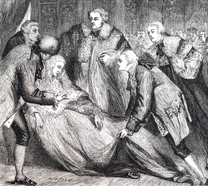De dood van William Pitt door Unbekannt