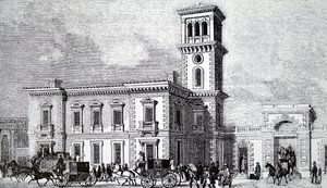 De buitenkant van London Bridge Station door Unbekannt
