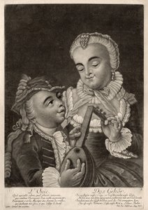 Het gehoor, Augsburg, ca. 1760