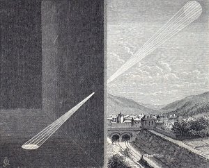 Het gat van een camera obscura. door Unbekannt