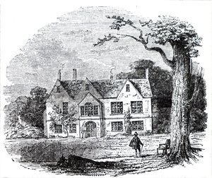 Het huis van Walter Raleigh door Unbekannt