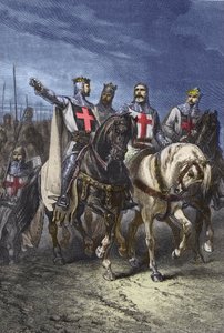 De leiders van de eerste kruistocht: Godefroy de Bouillon