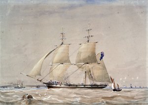 Het zeilschip HMS 