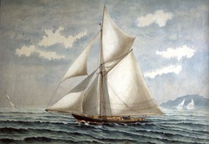 De zeilboot La Bettina, eind 19e eeuw