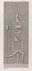 Thebe: Karnak (detail) door Unbekannt