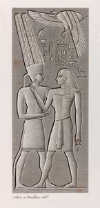 Thebe, Karnak close-up door Unbekannt