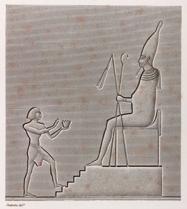 Thebe, Karnak, close-up door Unbekannt