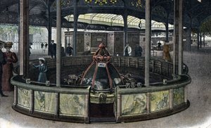 Thermisch toerisme: de bron van de heilige Grille in Vichy, Allier ca. 1905 door Unbekannter Künstler