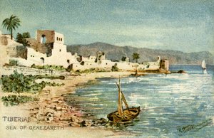 Tiberias - Zee van Genezareth door Unbekannter Künstler