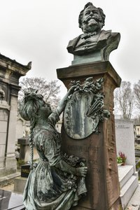 Graf van Gustave Jundt/La petite Alsace de Bartholdi/Begraafplaats Du Montparnasse/PARIS XIV*/Seine/Ile de France/Frankrijk door Unbekannt