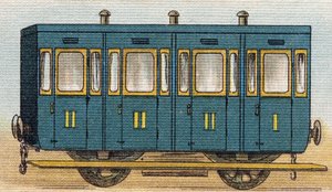 Treinwagon door Unbekannt
