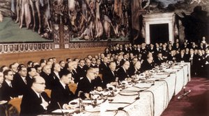 Verdrag van Rome, 25 maart 1957 (foto)