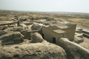 Turkmenistan. Ruïnes van Nisa. UNESCO Werelderfgoedlijst, 2007 door Benjamin Baud