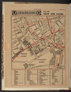 Ondergronds voor de West End clubs, mei 1910 door Unbekannter Künstler
