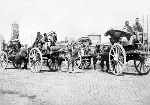Verenigd Koninkrijk: Wijnkarren bij een Wijngaard. Frankrijk, ca. 1890 door Unbekannt