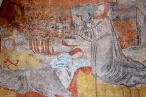Christus in zijn passie (16e-eeuwse muurschildering)