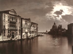Venetië bij maanlicht door Unbekannter Künstler