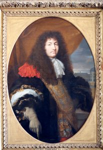 Paleis van Versailles. Koning Lodewijk XIV (1638 - 1715) door Unbekannter Künstler
