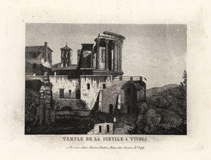Tempel van de Sibylle of de Tempel van Vesta in Tivoli