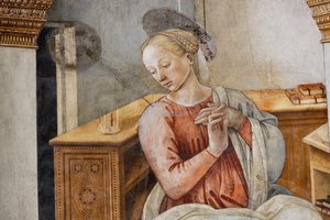 Maagd Maria, detail van de Aankondiging
