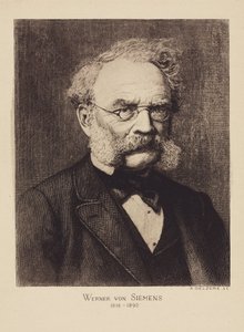Werner von Siemens, Duitse elektrotechnicus en uitvinder, ca. 1880
