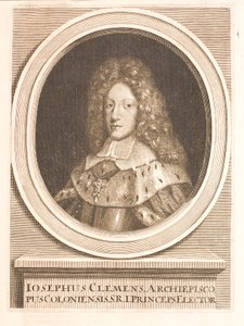 Joseph Clemens Kajetan van Beieren, Aartsbisschop van Keulen door Unbekannter Stecher