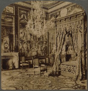 Slaapkamer van Catherine de Medici, Paleis van Fontainebleau, Frankrijk, 1901