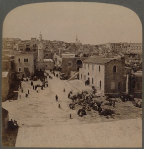 Bethlehem van Judea, de geboorteplaats van Jezus, Palestina, 1896