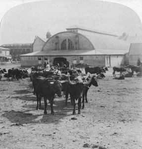 Gebouw waarin krijgsgevangenen werden berecht, Pretoria, Zuid-Afrika, Boerenoorlog