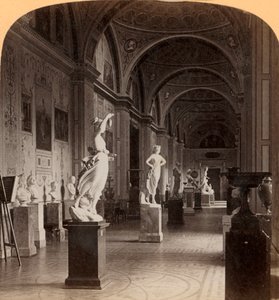 Galerij van Moderne Beeldhouwkunst, in de Hermitage, St. Petersburg, Rusland, 1898