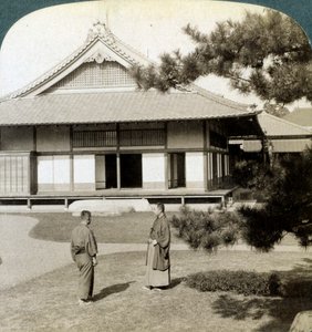 Huis van graaf Okuma, Tokio, Japan, 1904 door Underwood and Underwood
