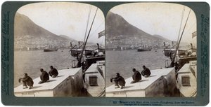 Hong Kong vanaf de haven, 1901