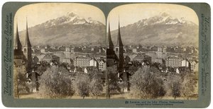 Luzern en de Pilatusberg, Zwitserland, 1903