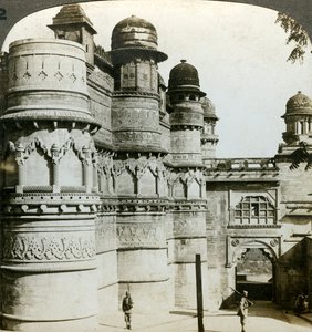 Man Singh-paleis, Gwalior, Madhya Pradesh, India