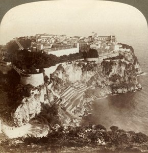 Hoofdstad van Monte Carlo, Monaco - In het kleinste vorstendom op aarde, 1899 door Underwood and Underwood
