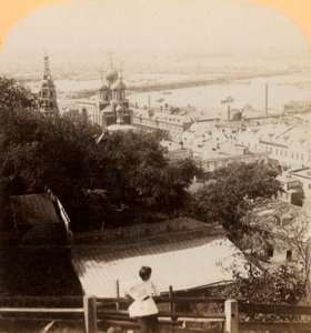 Nijni-Novgorod, Rusland, de Zomermarkt van Alle Naties, 1898 door Underwood and Underwood