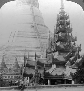 Shwedagon Pagoda, Rangoon, Birma