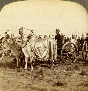 Zilveren kanon van de Maharaja van Baroda, Delhi, India