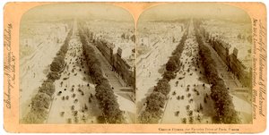 De Champs Elysees, Parijs, Frankrijk