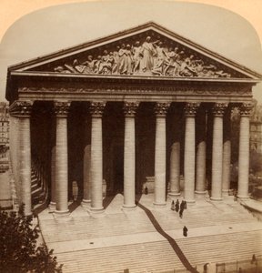De Kerk van de Madeleine, Parijs, Frankrijk