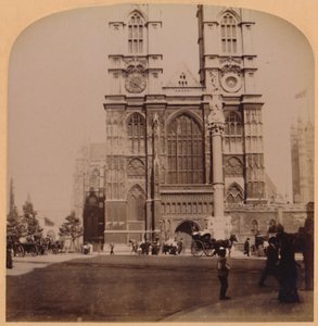 Westminster Abbey, Londen, Engeland, 1896 door Underwood and Underwood