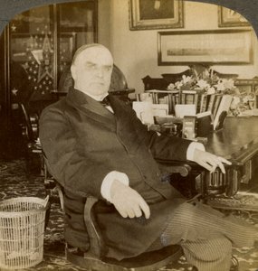 William McKinley, 25e president van de Verenigde Staten, 1900 door Underwood and Underwood